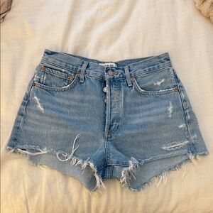 AGOLDE PARKER DENIM SHORTS